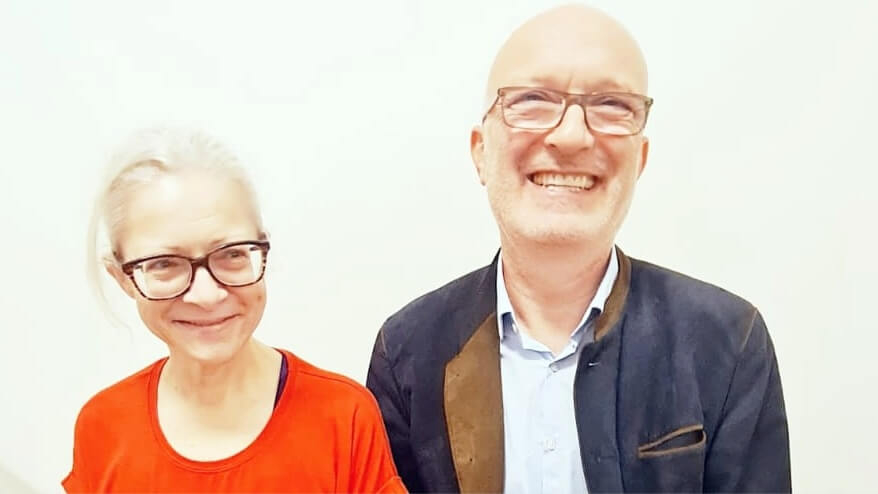 Анита Чериан и профессор Гансауге